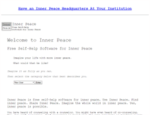 Tablet Screenshot of innerpeace.org